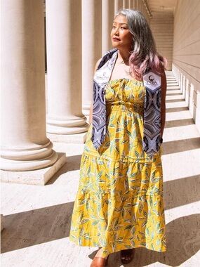 hutch freya sleeveless tiered tulle maxi dress Anthropologie | Dresses | Nwt Anthropologie Hutch Freya Sleeveless Floral Tiered  Tulle Maxi Dress